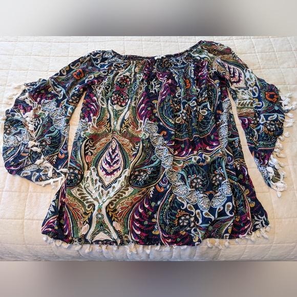 Umgee Boho Tunic / Dress Small - Picture 2 of 7